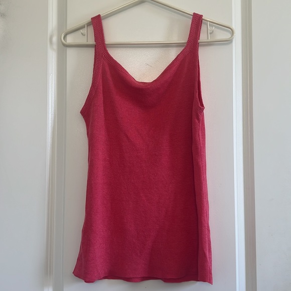 Eileen Fisher Italian yarn linen tank top - Picture 2 of 4